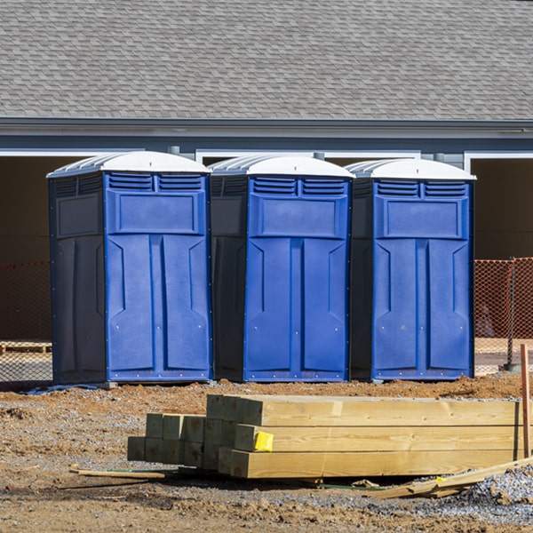 what is the maximum capacity for a single porta potty in Rocky Ripple Indiana